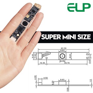 ELP 8MP mini USB Autofocus Camera driver gratuito di piccole dimensioni IMX179 modulo fotocamera web USB per PC per windows linux android, Mac OS - Product Image 3