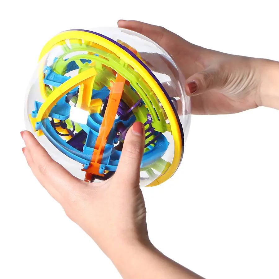 Global funhood gw963 158, labirinto de bola, brinquedos educativos, 3d, jogo de quebra-cabeça, brinquedos inteligentes personalizados, para crianças