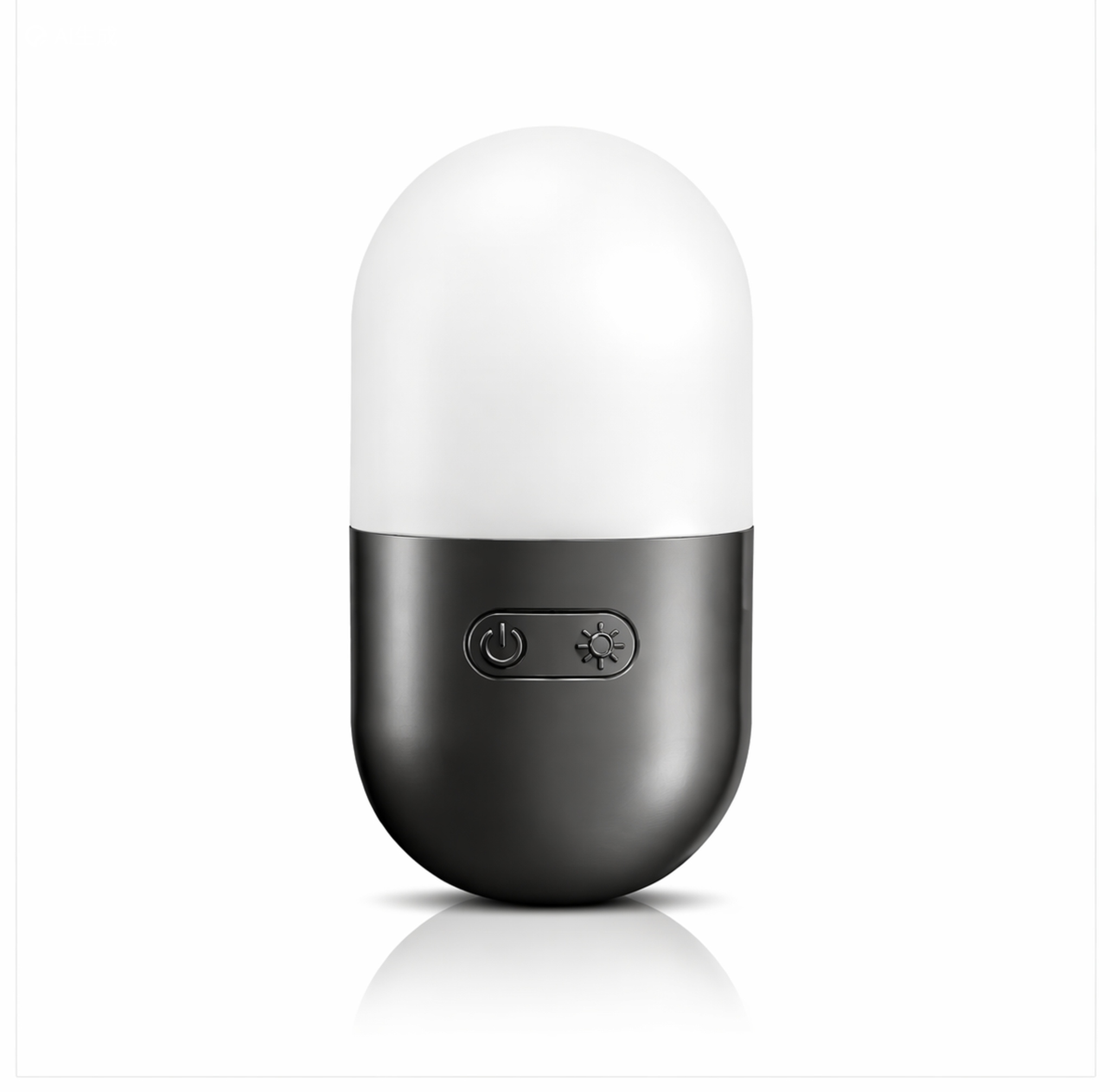 Lampe créative gobelet argenté