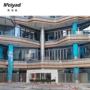 Creative Front Maintenance Flexible HD Soft Led <strong>Module</strong> P1.86 P2 P2.5 P3 Curved Advertising Round <strong>Display</strong> Semi Circle Led Screen - Product Image 4