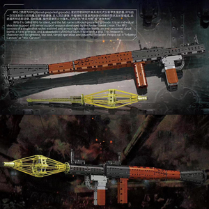 MOULD KING 14017อาคารบล็อกปืนชุด RPG-7จรวดปล่อยอนุภาคขนาดเล็กอาคารบล็อกของเล่นสำหรับเด็กของเล่น - Product Image 3