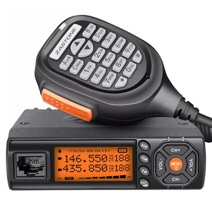 Zastone Z218 25W Dual Band FM <strong>Mobile</strong> Radio Base VHF UHF Walkie Talkie Communication <strong>Device</strong> HF Transceiver Car Radio for Bus Taxi - Product Image 1