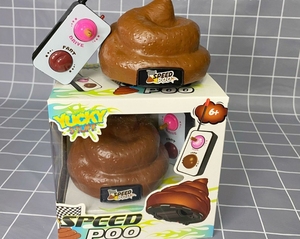 New <strong>Funny</strong> Poo Toys Remote Control Speed Poop Car Fart Machine Party Toys for Kids Playful Game Vehicle