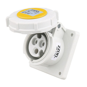 Industry Power <strong>Socket</strong> ZZ3432 2P+E 125A IP67 100~130V Aviation Plug <strong>Socket</strong> - Product Image 3