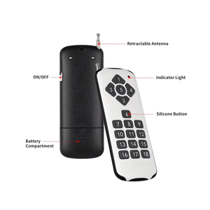 Commercio all'ingrosso 12V RF interruttore senza fili telecomando ricevitore 18 canali scatola di distribuzione elettrica segnale PLC per uso Garage - Product Image 1
