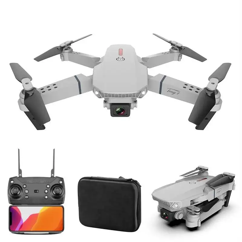 Trend 2021 Toy Drones Faltbare 2.4G Funks teuerung Dorne 720P/1080P Doppel kamera E88 Drohne