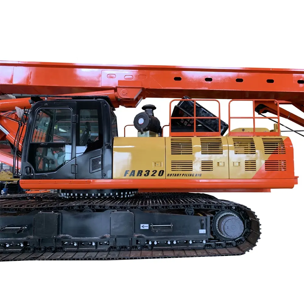 FAE FAR320-cabrestante principal de alta potencia de excavación, fuerza de tracción 300kN, plataforma de perforación rotativa hidráulica para trabajos de construcción