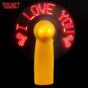 Nuevo producto Mini portátil Handy Led mensaje personalizado ventilador de batería, programable Led Display ventilador eléctrico de mano - Product Image 4