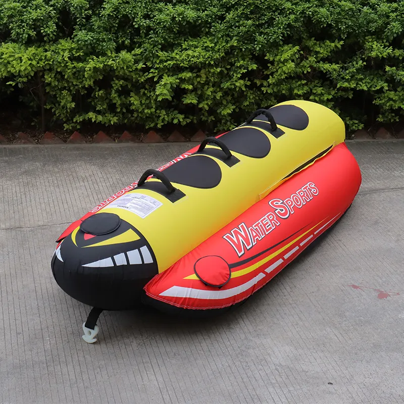 FDS 3 pessoa rebocável água jangada tubo para boating, banana grande inflável rebocável tubo para adultos água esportes equipamentos