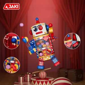 JAKIファンキーロボットビルディングブロック玩具アセンブル変形子供工学学習のための漫画モデル - Product Image 4