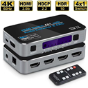 Conmutador de salida 4 en 1 con separación de audio HDMI2.0, 2,0, 4K, HDMI, con entrada y salida de 1 arco para TV