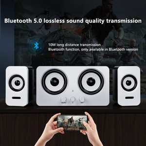 Altavoz Computadora de escritorio Hogar Multimedia Altavoz Bluetooth Notebook Teléfono móvil Escritorio con cable Subwoofer pequeño Altavoces para juegos