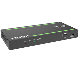 48Gbps <strong>hdmi</strong> <strong>2</strong>.<strong>1</strong> <strong>splitter</strong> 4k 120hz 8k 60hz <strong>1</strong> in <strong>2</strong> out optics Support audio de-embedding function for home theatre system