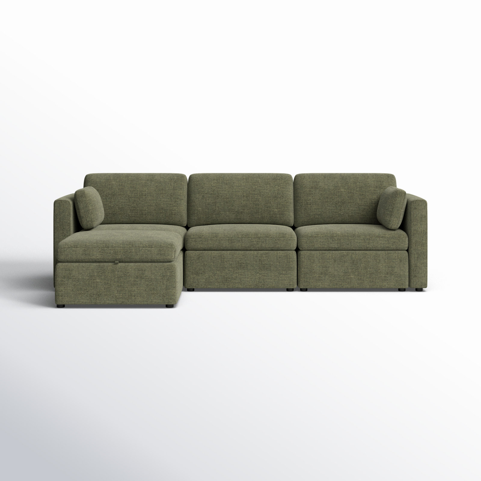 Mélange de lin vert