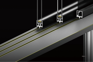 Panoramic Six Track Drift Broken Bridge Sliding <strong>Window</strong> with Graphic Design Project Solution Capability - Product Image 2