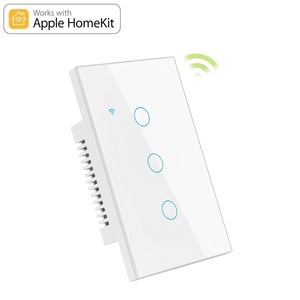 スマートホームリビングWIFI SiriスイッチHomekit音声制御ワイヤレス3ギャングライトスイッチサポートApple Google Home - Product Image 1