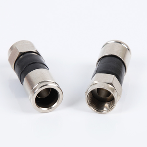 RG6 F插头连接器压缩同轴电缆连接器rg6连接器 - Product Image 2