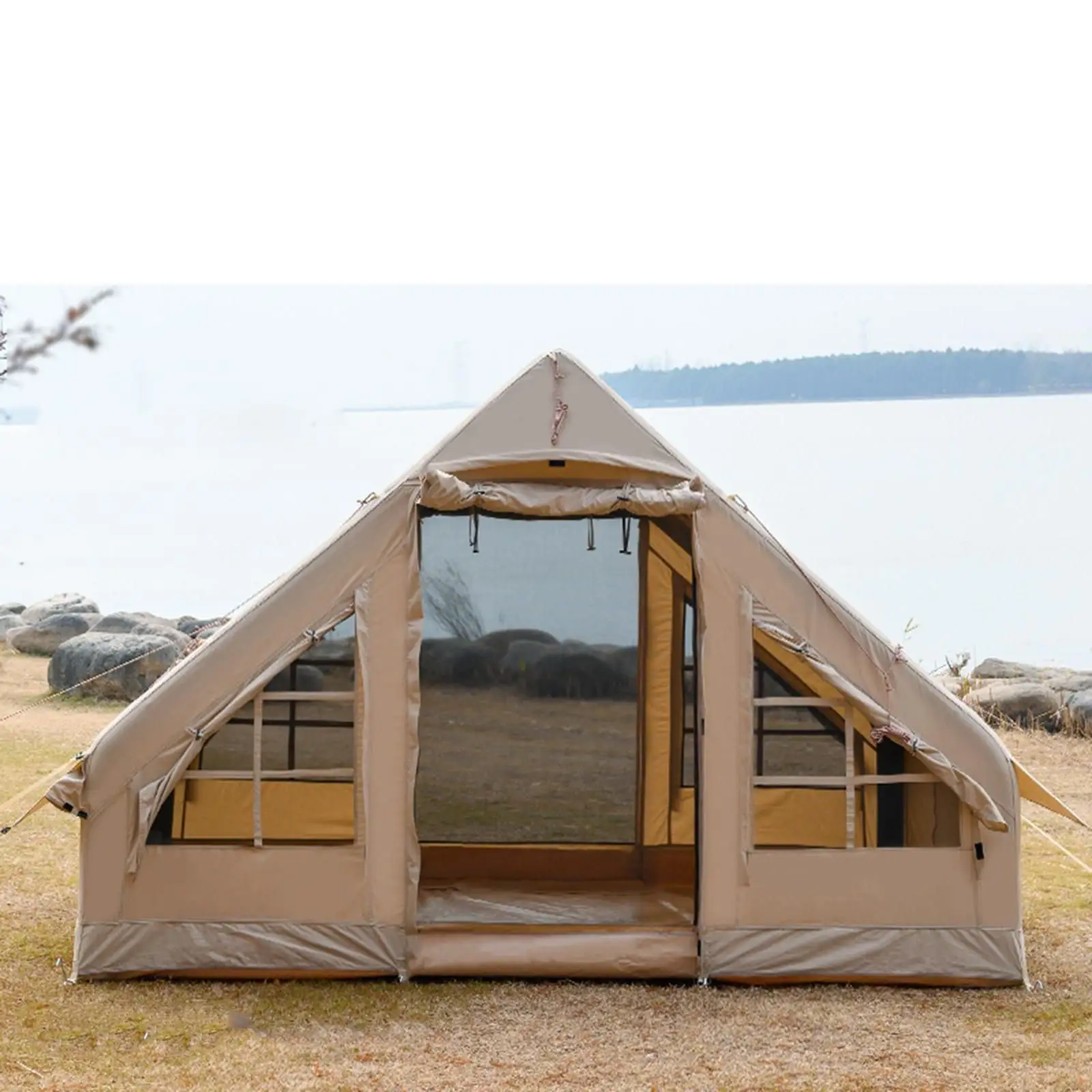 Hava çadırı şişme su geçirmez kamp çadırı
