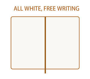 Máy tính xách tay cai trị và Tạp Chí, lót viết Tạp Chí với vòng lặp bút, chấm Tạp Chí A5, bìa cứng với túi giấy, 8.5x5. 8in - Product Image 6