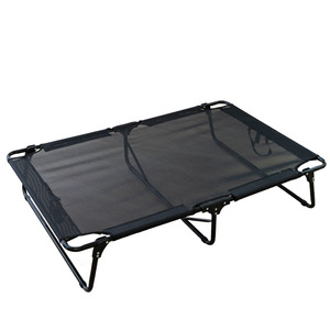 Große Sommer Hundehütte Umwelt freundliche Universal Pet <span class=keywords><strong>Bed</strong></span> Eisen rahmen Atmungsaktiv Wasch bar Camp Installation-Kostenlos für alle Jahreszeiten - Product Image 5