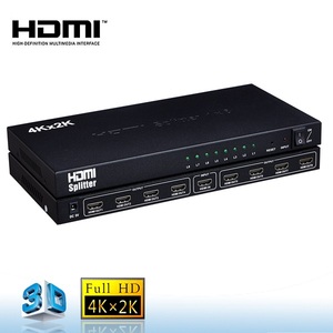 Señal de entrada HDMI dividida a ocho dispositivos de fregadero, accesorios, divisor HDMI 4K 8 way, caja de vídeo dividido a 8 TV