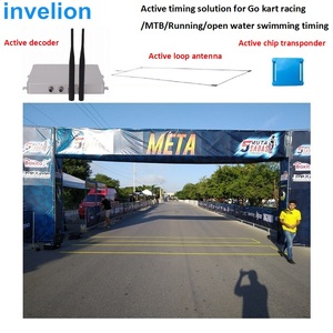Kart Racing Systems Lector activo RFID UHF de etiquetas múltiples (disparador de 2,4G + 125Khz) Transpondedor de sincronización de interfaz TCP IP/RS232 - Product Image 5
