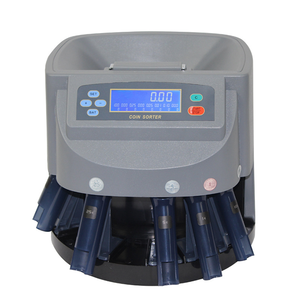 Clasificador de monedas automático eléctrico, tubos de monedas por lotes con función envuelta, pantalla LCD para la mayoría de las monedas del mundo - Product Image 3