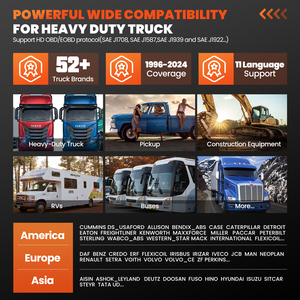 CRP129 HD Full <strong>System</strong> Truck Diagnostic Tool Heavy Duty Commercial Vehicle <strong>Scan</strong> Tool Machine - Product Image 4