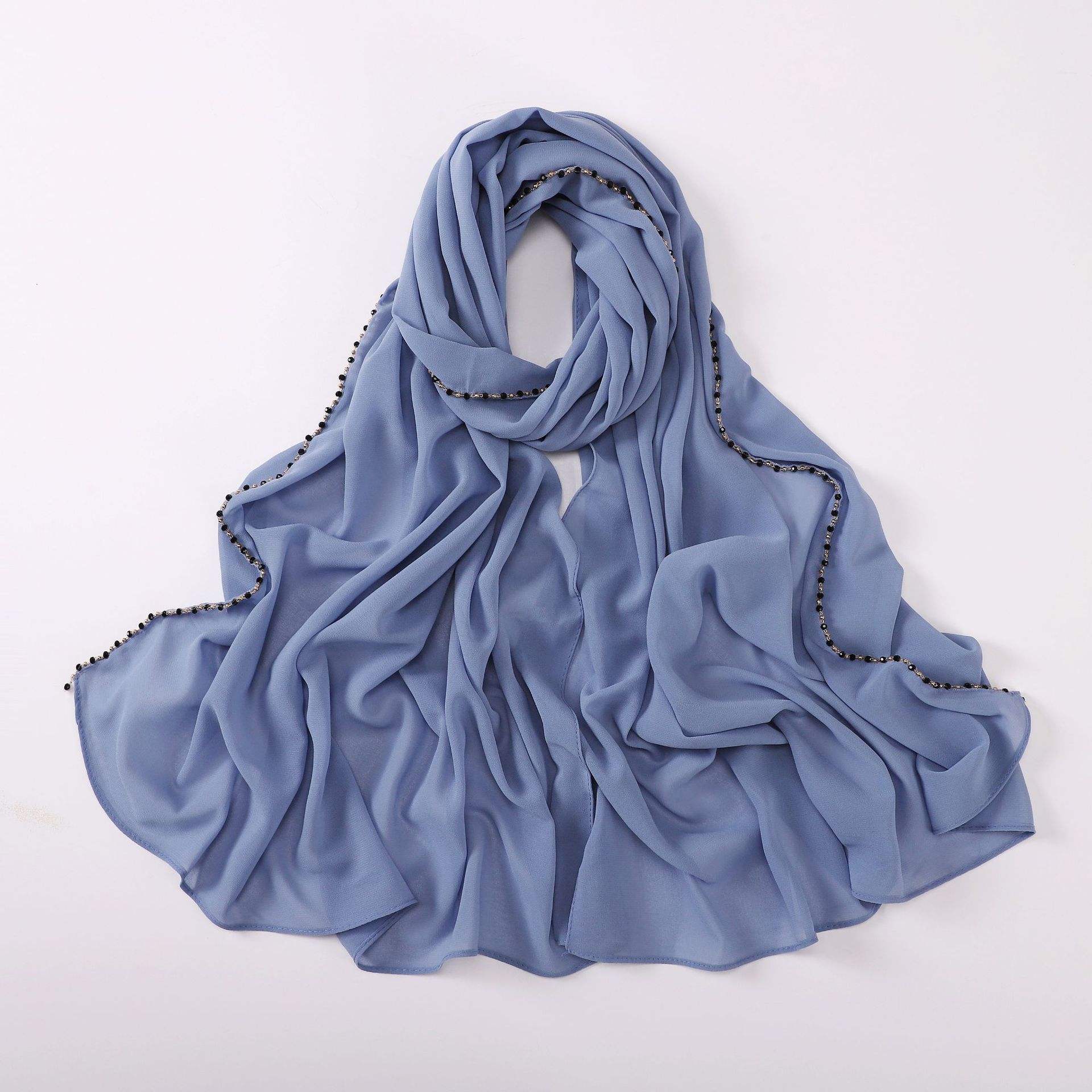 สีฟ้า Morandi - 175 ซม.