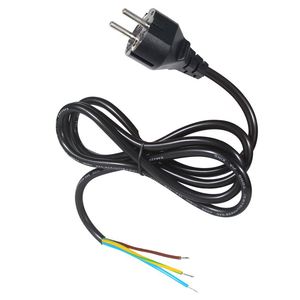 Vde güç kablosu açık uç tipi f-güç Kema Keur uzatma kablosu 220V Cee 7/7 Schuko fiş elektrik bakır tel - Product Image 5