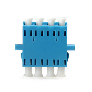 UPCデュアルコアデュアルクワッドLC PC APC SM MM OM1 OM2 OM3二重光ファイバーアダプターFTTHネットワーク用通信 - Product Image 1