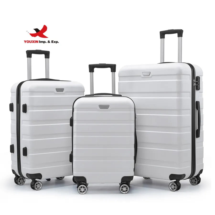 ABS valigie bagaglio a mano borse da viaggio valigia set valigia rigida personalizzata
