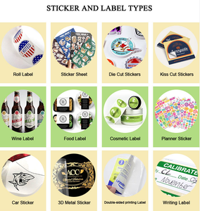 Waterproof Vinyl Removable <strong>Stickers</strong> Sheet Custom Small Paper Logo <strong>Stickers</strong> for Packaging - Product Image 4