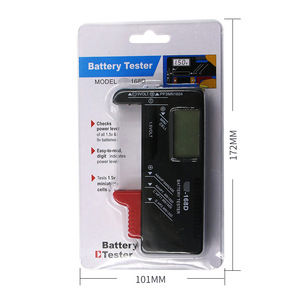 BT-168 /BT-168D Tester batteria puntatore/Display digitale batteria Volt Checker analizzatore batteria per cella a bottone AA AAA C D 9V 1.5V - Product Image 4