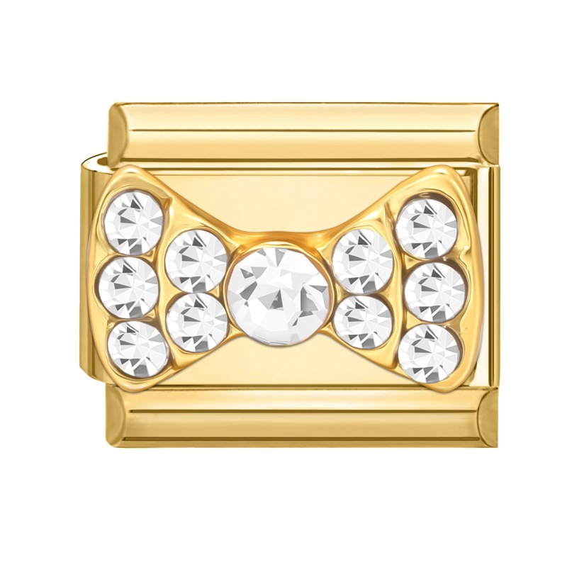 Lazo de diamante blanco