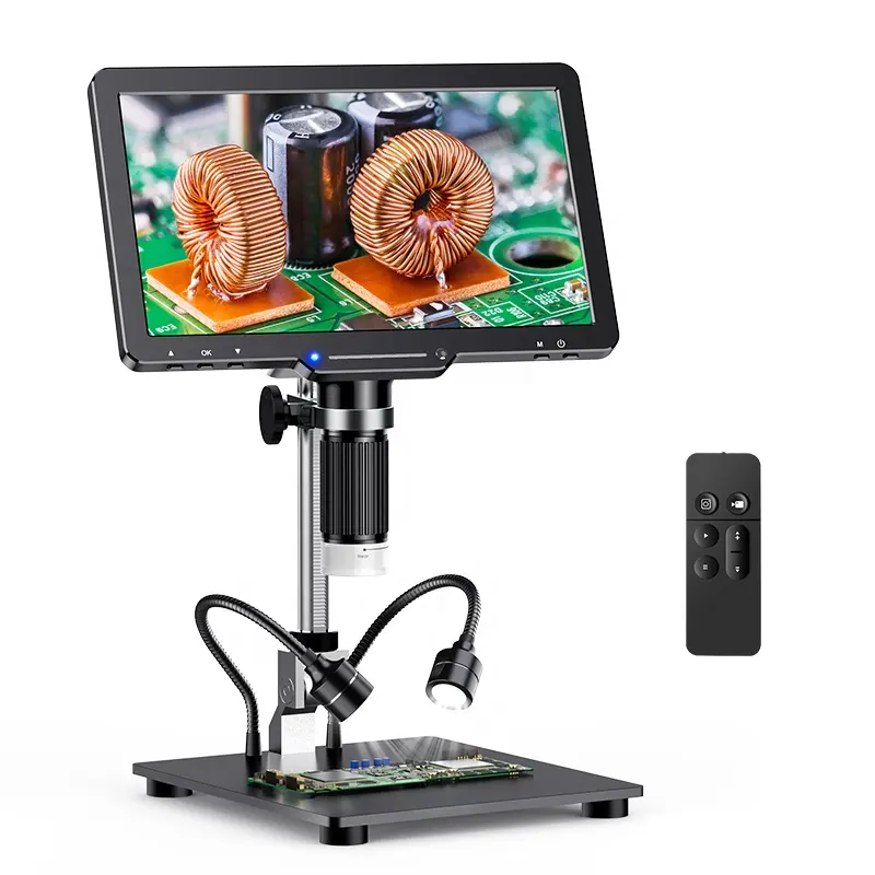 HD MI USB Lab Caméra de microscope vidéo industrielle numérique 24MP Full 1080P 10 pouces Téléphone Pixel Original CMOS