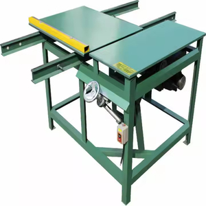 Iyi fiyat ağaç işleme makineleri kontrplak masa sürgülü Panel testere hassas Panel ahşap sürgülü masa testere gördüm