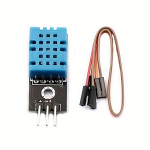 Módulo de sensor de temperatura y humedad DHT11 con cables Dupont - Product Image 1
