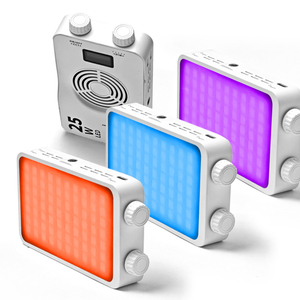 Revolutionary RGB Video Studio <strong>Light</strong> 25W Portable Rechargeable &amp; Adjustable Photography LED Panel