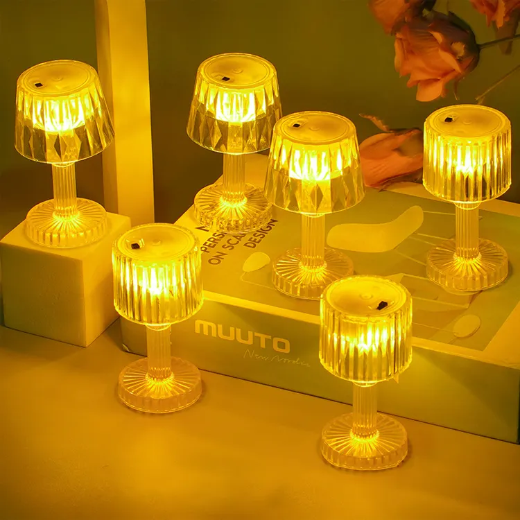 Üretici toptan düğün noel 8.5cm 4cm LED Mini gece lambası
