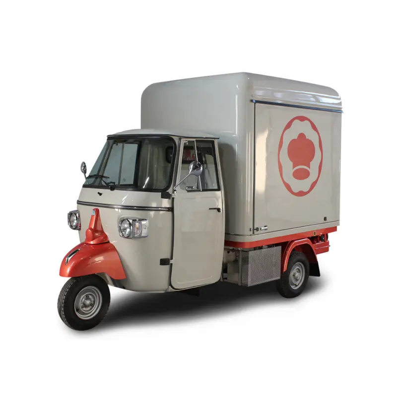 Elettrico 3 ruote Ape Street Beer Bar carrello Mobile triciclo cibo carrello Pizza camion con Tuk Tuk Bar completamente attrezzata