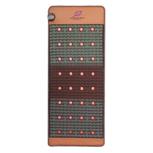 Luxuryade KR128 materassino terapia infrarossi tormalina cristallo luce rossa lontana Chakra tappetino per il massaggio del corpo a basso riscaldamento PEMF ametista - Product Image 1