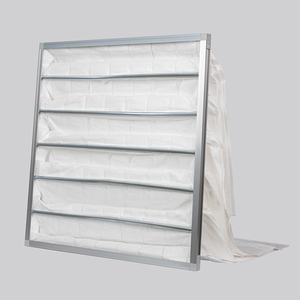 Filtro de bolsillo de eficiencia media, bolsa de filtro colector de polvo de malla, purificador de aire, filtro de CA, ventiladores de aire acondicionado, sistema HVAC - Product Image 1