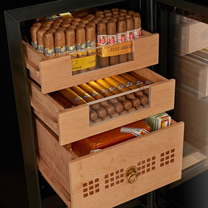 Large Electrical Cigar Box Humidifier Temperature Control Mini Cigar <strong>Humidor</strong> for Household - Product Image 6