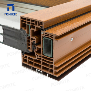 Fabrika satış ses geçirmez standart boyut cam profil Upvc bifold pencere ve kapı bi-katlanır windows Upvc pencereler profilleri