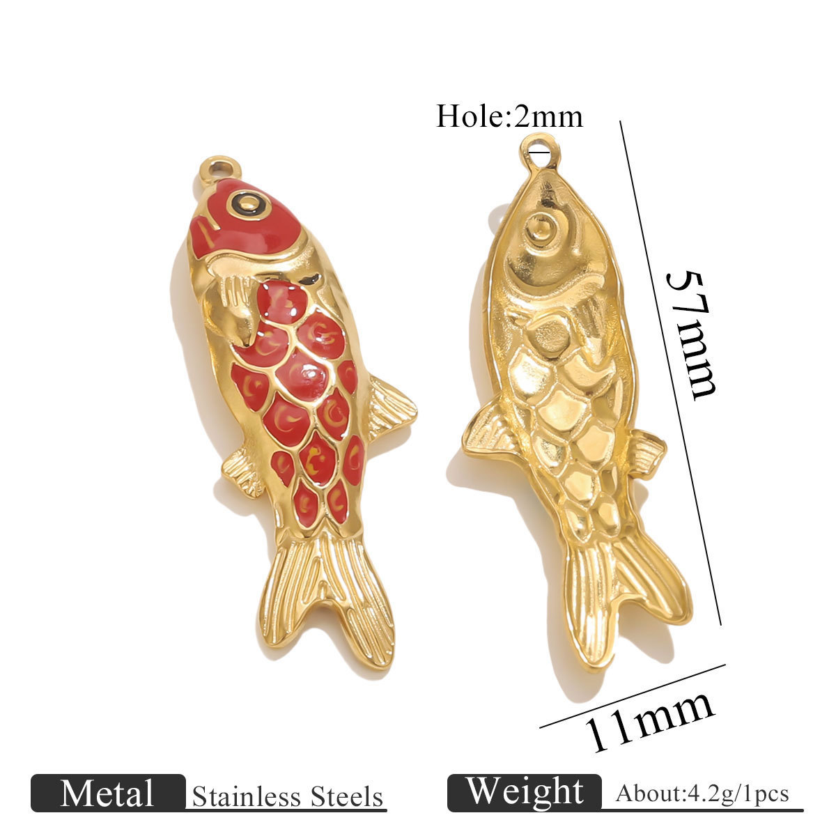 Golden big fish -red