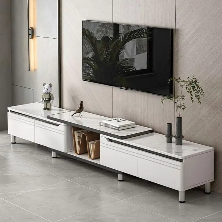 Mobili di lusso per soggiorno uso domestico TV stand modulare soggiorno MDF moderno Desgin unità TV Cabinet