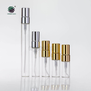 Muestra gratis, envío directo, vial de vidrio transparente, botellas de perfumes, 2ml, 3ml, 5ml, 10ml, tubo de prueba vacío con rociador para embalaje - Product Image 4