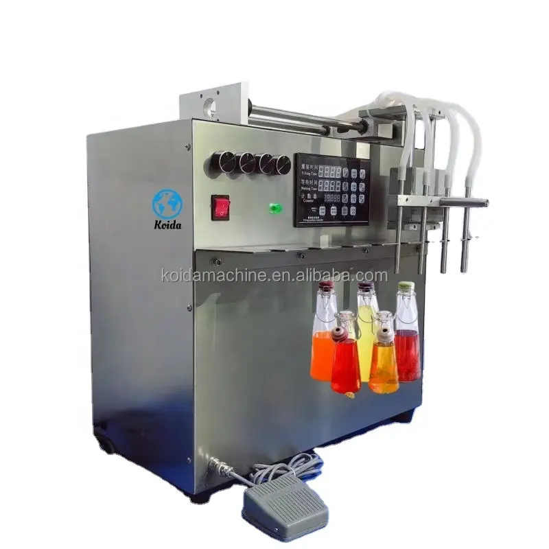 Multi-functional multi-spray pocket beverage bag liquid filling machine High-precision electronic CNC filling machine