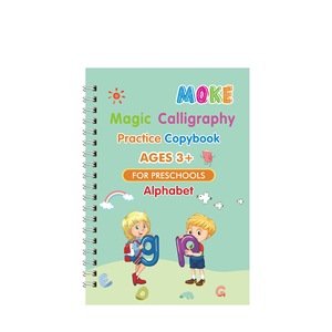 Okul öncesi çocuklar yaş 3 + için kalemler ile yeniden kullanılabilir yazma uygulama kitabı sihirli uygulama Copybook - Product Image 5